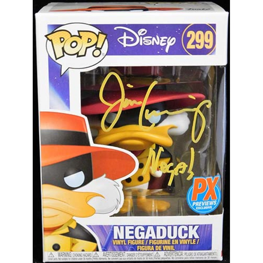 JIM CUMMINGS outlet SIGNED NEGATRON FUNKO POP 300 SDCC